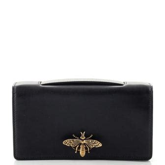 bee clutch dior|Christian Dior Leather Bee .